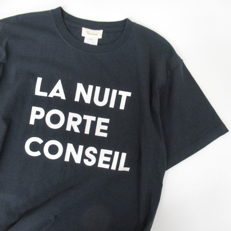 Vent d'ouest  半袖プロゴリントTシャツ "LA NUIT PORT CONSEIL "  /NV29 【日本製】
